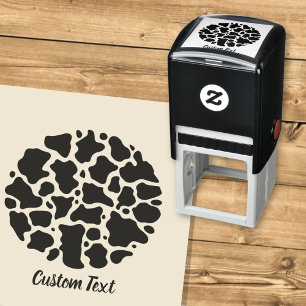 Sello de entintado automático de patrón de vaca