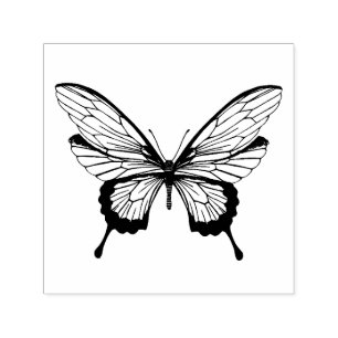 Sello de entintado automático Mariposa