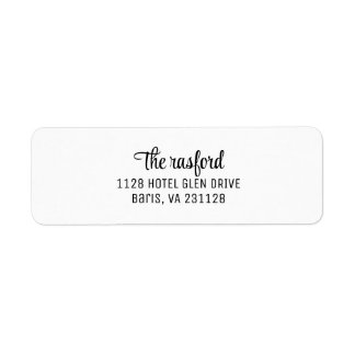 Sello de entrada automática de dirección de retorn