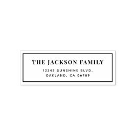 Sello de entrada automática de dirección de retorn