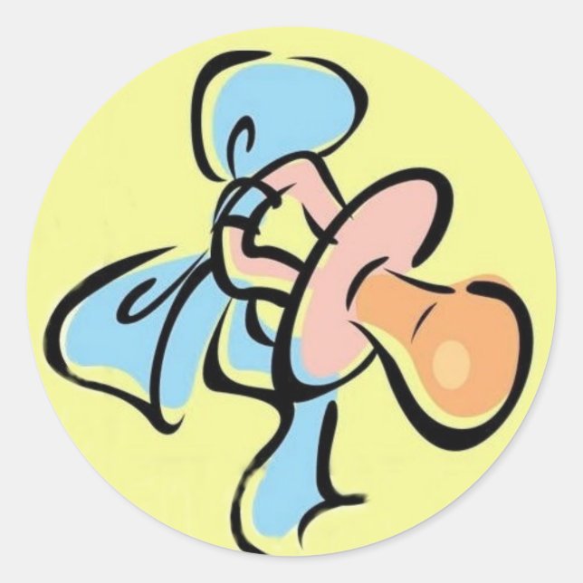 Sello de envergadura binky para bebé (Anverso)