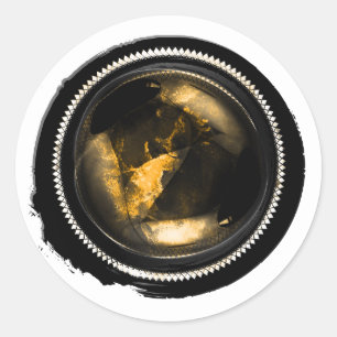 Sello de Escudo óptico de topacio místico de cera