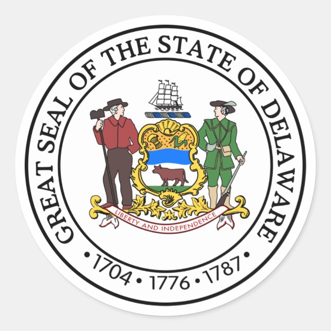 Sello de Estado de Delaware (Anverso)
