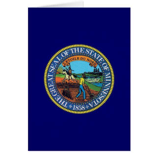 Sello de estado de Minnesota (Frente)
