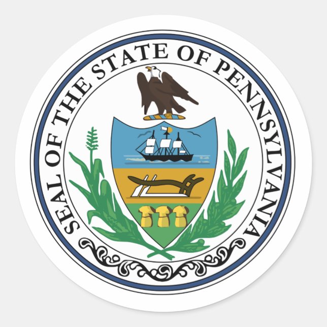 Sello de Estado de Pennsylvania - (Anverso)