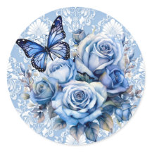 Sello de etiqueta adhesiva de sobre redondo