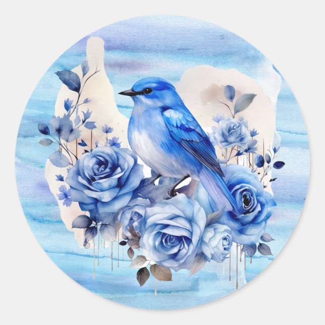 Sello de etiqueta de sobre redondo  (Anverso)