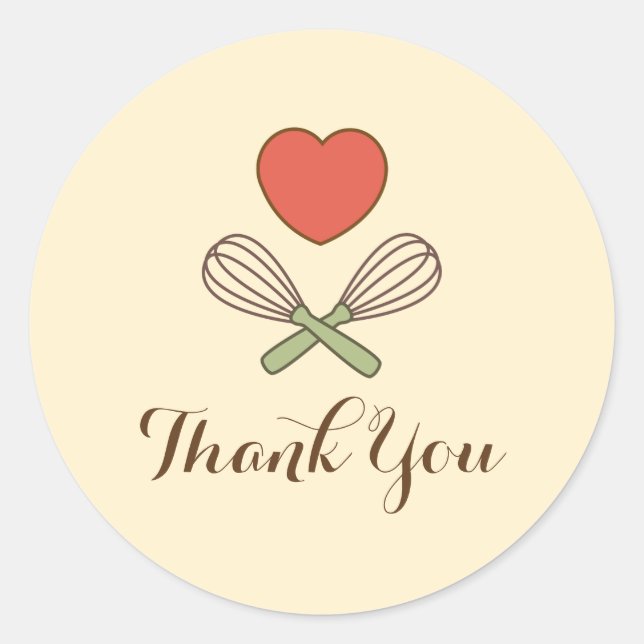 Sello de etiquetas Personalizado de agradecimiento (Anverso)