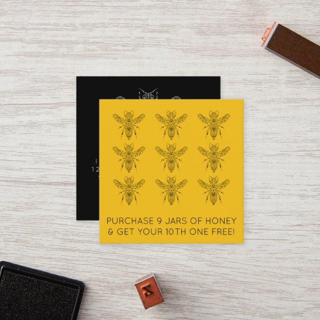 sello de fidelización de abejas (Anverso/Reverso In Situ)