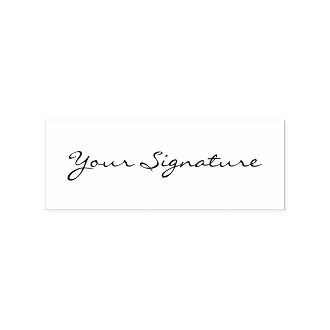 Sello de firma del personalizado (Impresión)