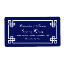 Sello de frasco de agua del marco de la llave grie