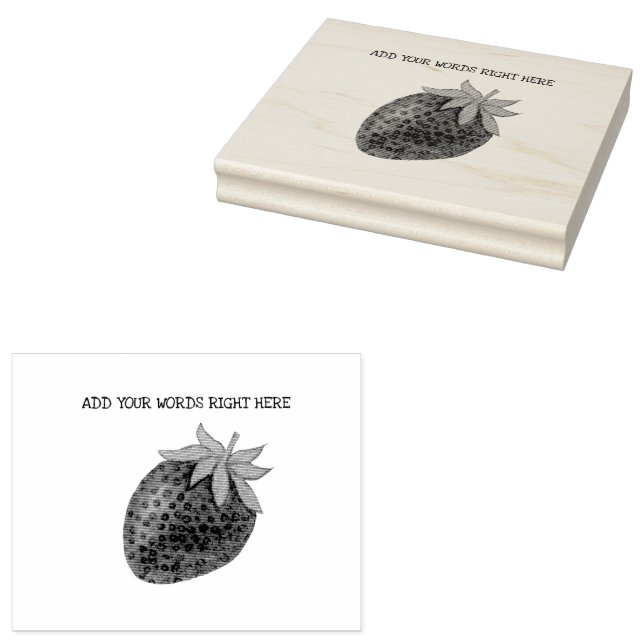 Sello de fresa personalizado (Sellado)