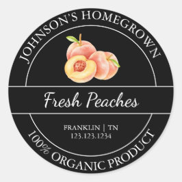 Sello de galleta orgánica fresca de los jardines d