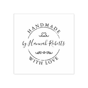 Sello de goma artesanal personalizado