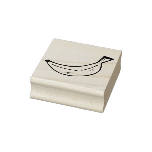 Sello de goma banana
