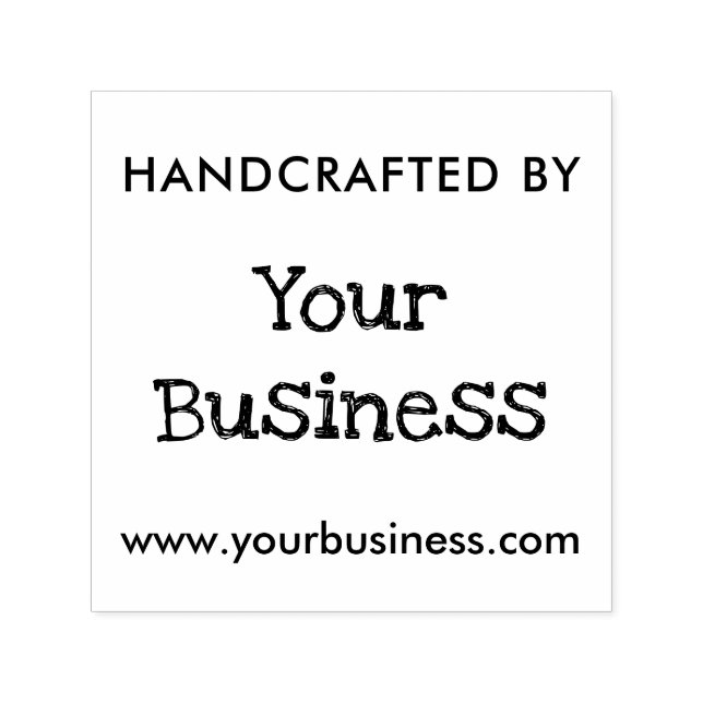 Sello de goma cuadrado de autotinta (Diseño)