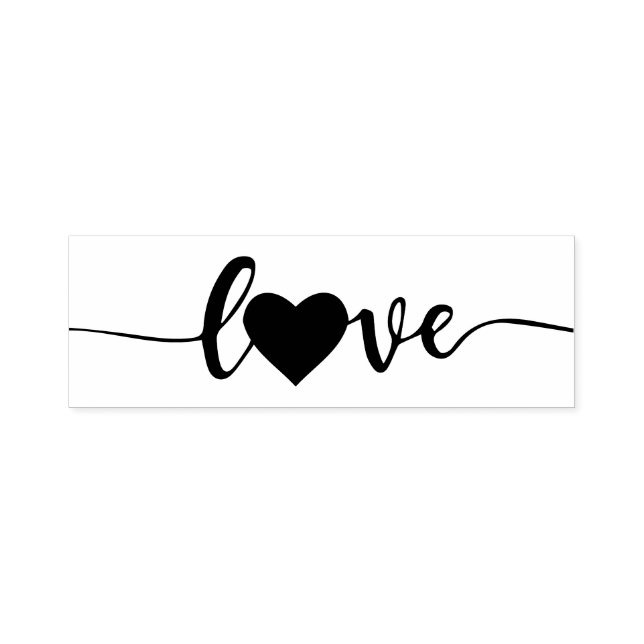 Sello de goma de amor día de San Valentín (Diseño)