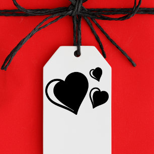 Sello de goma de arte de la madera de tres corazon