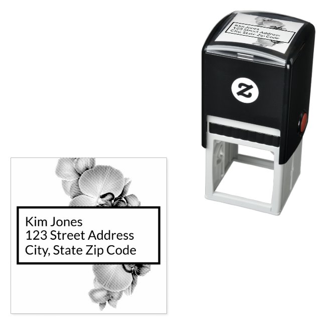 Sello de goma de autotinta de dirección de devoluc (In Situ)