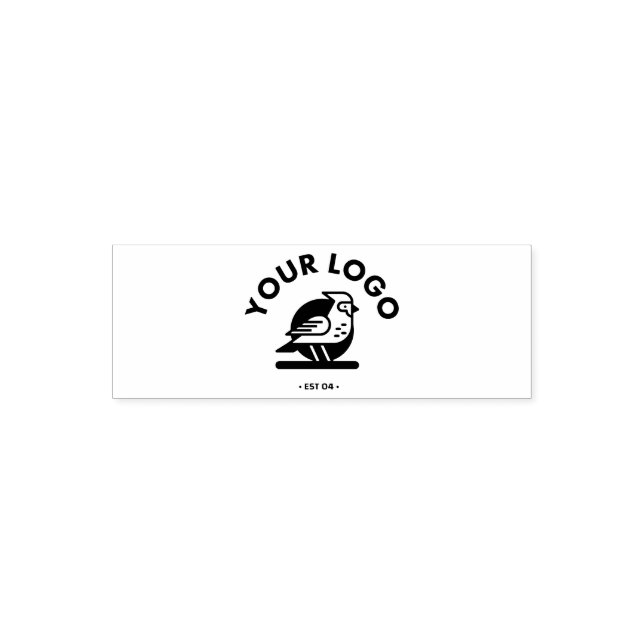 Sello de goma de autotinta - tinta negra (Diseño)