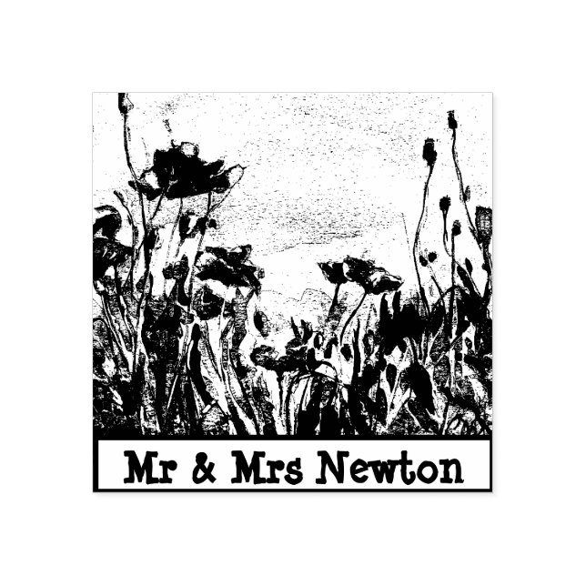 Sello de goma de Bella Artes de campo de disquete, (Impresión)