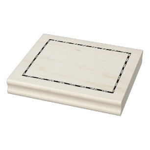 Sello de goma de borde de mapa extra grande