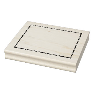 Sello de goma de borde de mapa extra grande