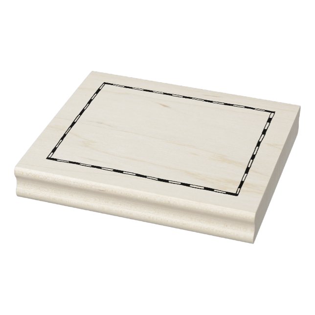 Sello de goma de borde de mapa extra grande (Sello)