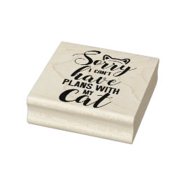 Sello de goma de citas de Cat