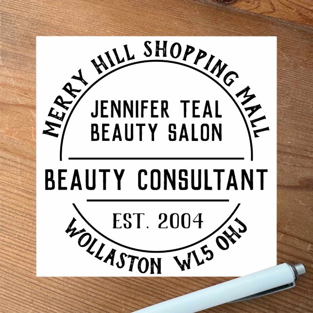 Sello de goma de Consultor de Belleza (Subido por el creador)