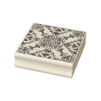 Sello de goma de Damasco francés decorativo