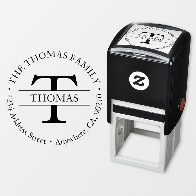 Sello de goma de dirección de autoidentificación m (Subido por el creador)