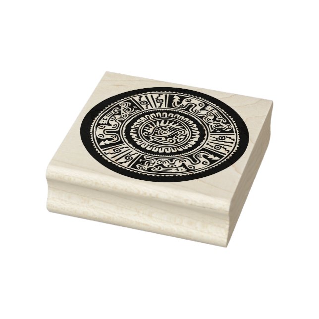 Sello de goma de diseño azteca (Sello)