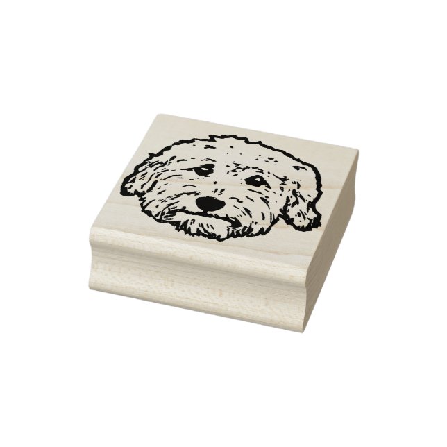 Sello de goma de Doodle Cuaderno - regalo de perro (Sello)