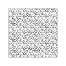 Sello de goma de entintado automático