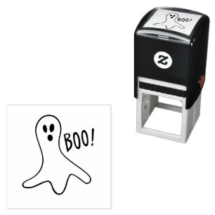 Sello de goma de entintado automático de fantasma