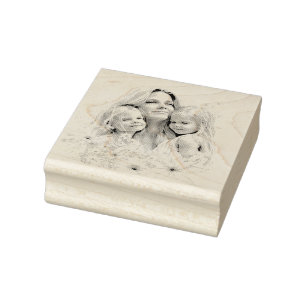 Sello de goma de foto personalizado