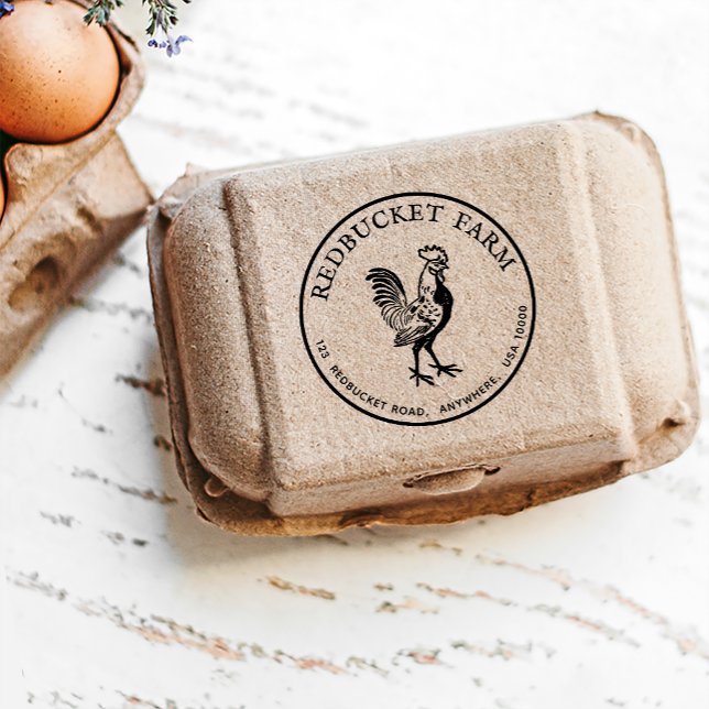 Sello de goma de gallo de época (Subido por el creador)