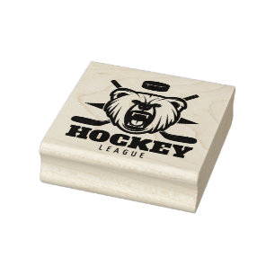 Sello de goma de hockey