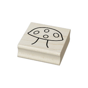 Sello de goma de hongos personalizado