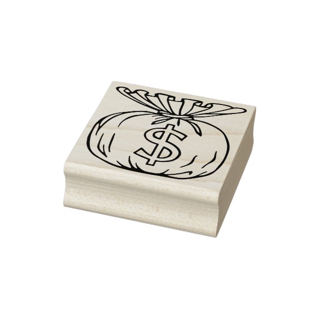 Sello de goma de la bolsa de dinero (Sello)