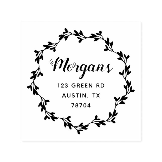 Sello de goma de la familia elegante Elderflower (Diseño)