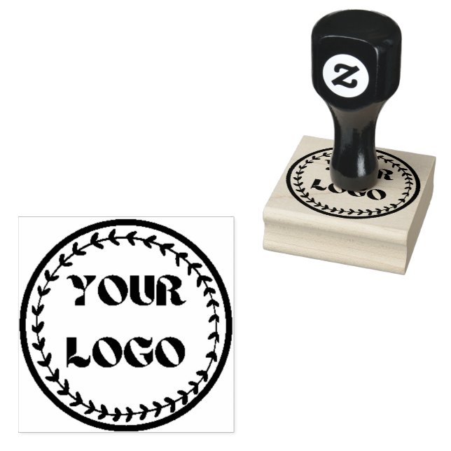Sello de goma de logotipo personalizado/comercial (Sellado)