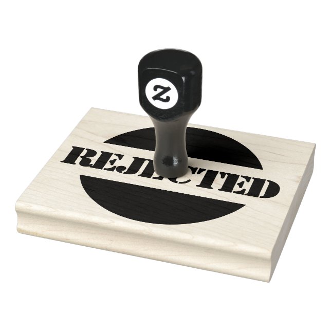 Sello de goma de Personalizado de madera grande re (Sello)