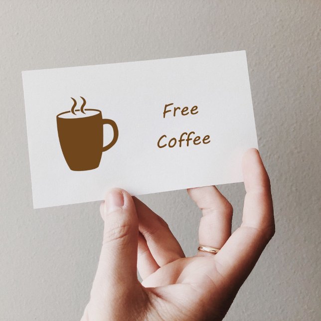 Sello de goma de taza de café (Coffee Mug Rubber Stamp)