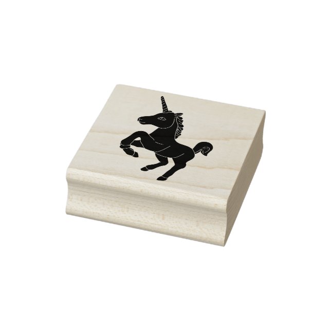 Sello de goma de unicornio (limpio) (Sello)