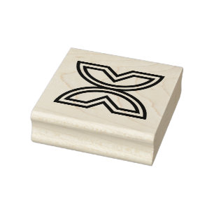Sello de goma de Wood Adinkra (Libertad)