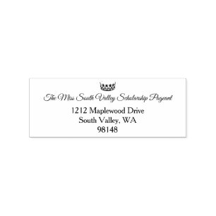 Sello de goma del concurso de Miss EE.UU.