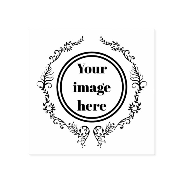 Sello de goma del logotipo del personalizado (Impresión)