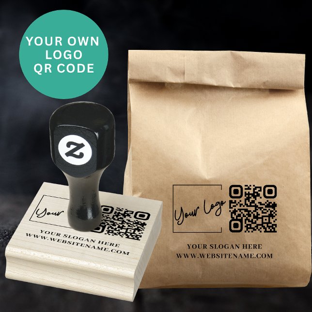 Sello de goma del Personalizado de código Qr de su (Subido por el creador)